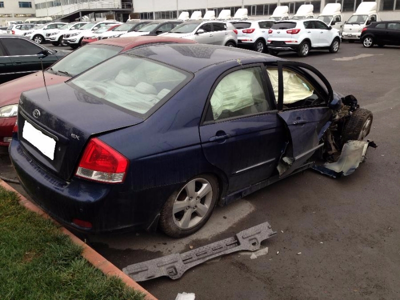 2007 LACİVERT KIA CERATO HURDA BELGELİDİR PARÇALARI SATILIK